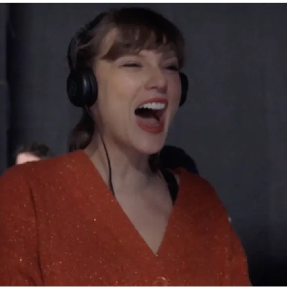 New Unopened Box Set- Taylor Swift Lift of a Showgirl Orange Sweater
